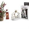 Hotme Nativity Set with Lights Resin Christmas Home Decor-2