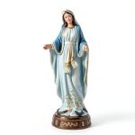 Ultym Virgin Mary Statue Hand Painted Stone Resin Home Altar-0
