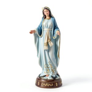 Ultym Virgin Mary Statue Hand Painted Stone Resin Home Altar-0