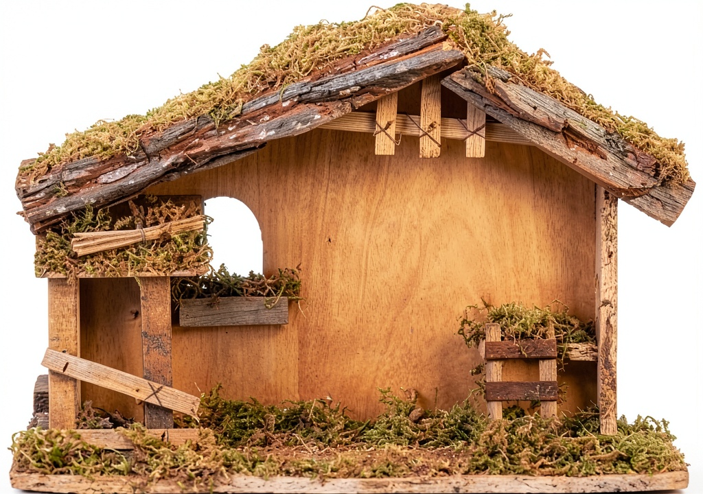 Fontanini Nativity Scene displayed on a festive table