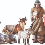 Christian Brands Nativity Scene Resin Shepherd Animals-0