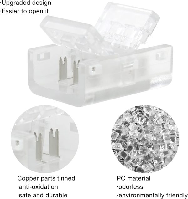 RGBZONE 3 Pin LED Strip Connectors Waterproof Modern Design-2