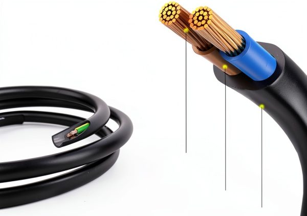 QOFOWIN LED Waterproof Connector Copper Cable 4Pin Way-2