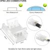 RGBZONE 3 Pin LED Strip Connectors Waterproof Modern Design-1