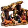 Kurt S Adler Nativity Scene Resin Tabletop Christmas Decor-2