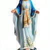 Ultym Virgin Mary Statue Hand Painted Stone Resin Home Altar-2