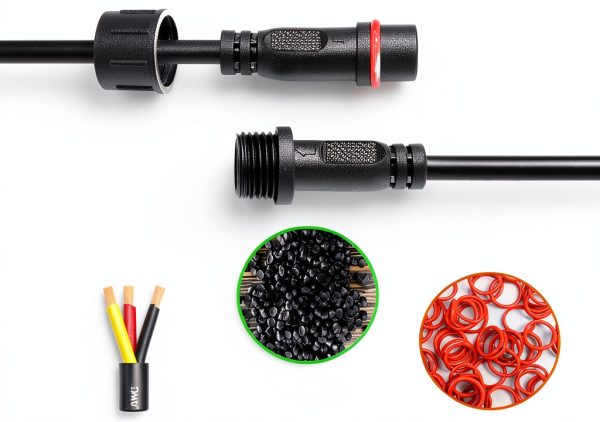 YETOR Waterproof LED Connectors Pure Copper 4 Pin Extension-4