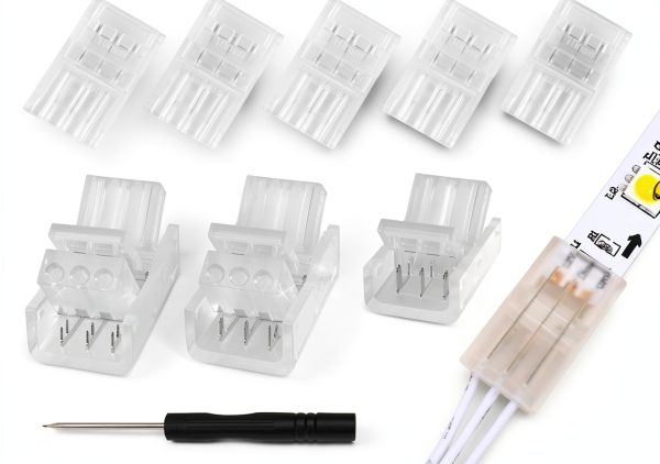 RGBZONE 3Pin LED Strip Connectors Waterproof DIY Lighting-0