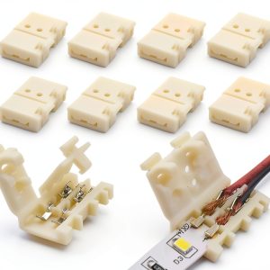 Alightings LED Strip Connector 8mm Easy Install 6A Current-0