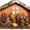 PALZIK Nativity Set Wood Resin Hand Painted Christmas-0