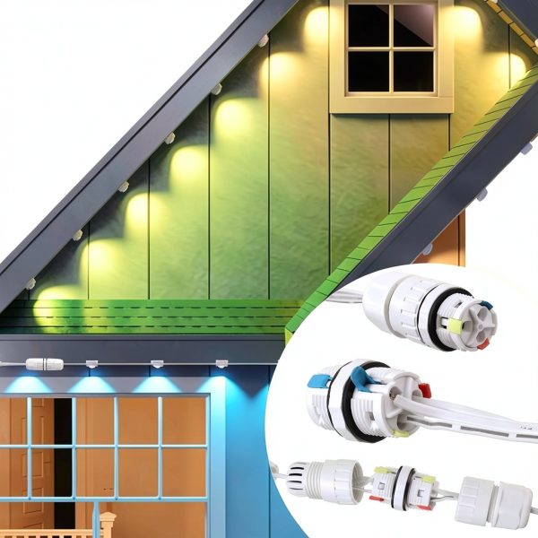 Feekoon Waterproof Wire Connector Outdoor Lighting Nylon-6