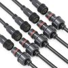 YETOR Waterproof LED Connectors Pure Copper 4 Pin Extension-0