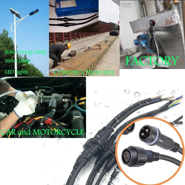 YETOR Waterproof Connectors 12AWG Copper LED Lighting-4