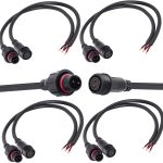 QOFOWIN LED Waterproof Connector 2 Pin Copper Cable IP68-0