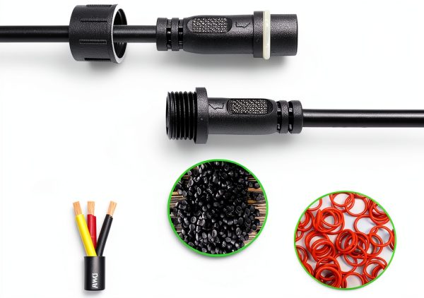 YETOR Waterproof Connectors 12AWG LED Lighting Accessories-2