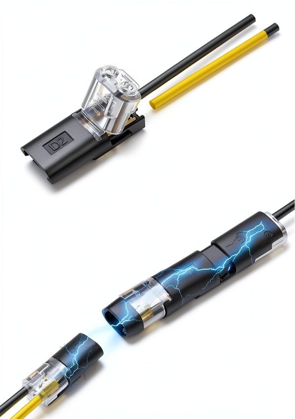 LED Light Connectors FdcLixuvol 40 Pack Low Voltage-2