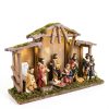 NUKBIL Nativity Set Light Up Christmas Scene Resin Figures-4