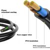 QOFOWIN LED Waterproof Connector 2 Pin Copper Cable IP68-2