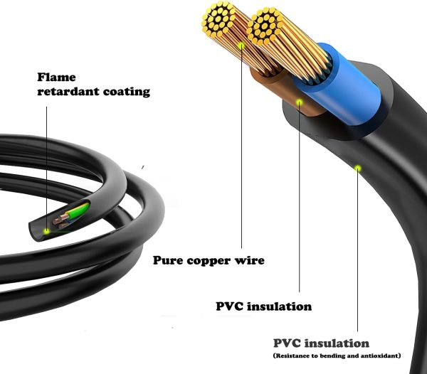 QOFOWIN LED Waterproof Connector 2 Pin Copper Cable IP68-2