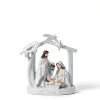 Nativity Set Alupssuc Resin Small White Figure-7