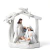 Nativity Set Alupssuc Resin Small White Figure-5