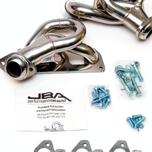 JBA Cat4Ward Header 98-01 Ranger 3.0L V6 1 1/2" Primary Silver Exhaust-0