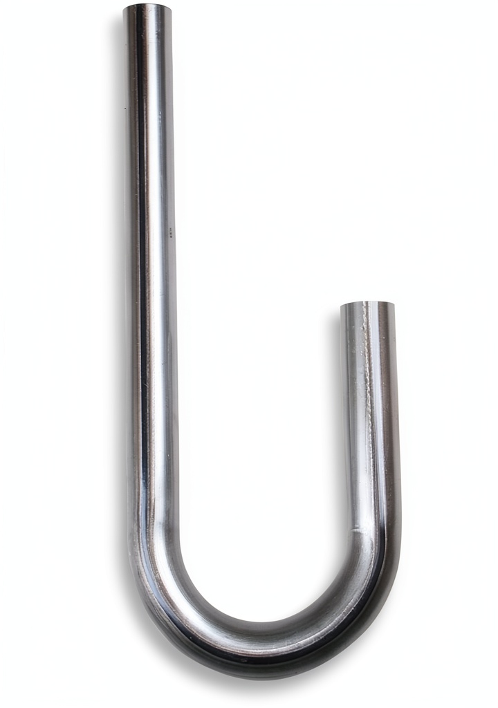 Hooker J-Bend exhaust header installed under a car hood