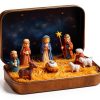 NativityMini Mini Christmas Nativity Tin Handcrafted-1