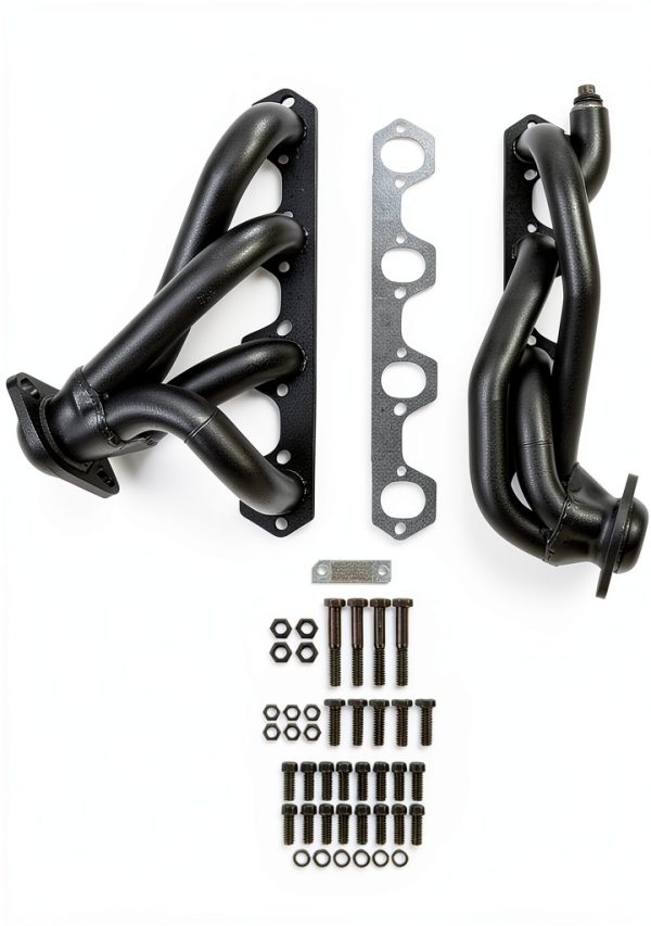 Flowtech Shorty Headers Ford Bronco 86-95 5.8L D-115-17 Black 16ga-0