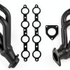 Flowtech Chevy/GMC V8 Shorty Headers 02-13 Black 16‑Gauge Mandrel‑Bent-0
