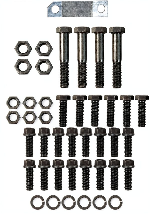 Flowtech Shorty Headers Ford Bronco 86-95 5.8L D-115-17 Black 16ga-4