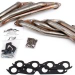 JBA Cat4Ward Header 7.4L GM Truck 96-00 Stainless Mandrel Bent-0