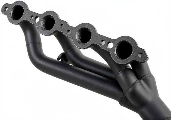 Flowtech Shorty Headers D-115-16 Black 16 Gauge 3/8" Flange-4