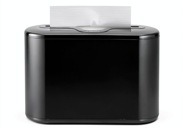 Multifold Paper Towel Dispenser Countertop Black ABS Holder for-0