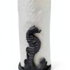 Cast Iron Seafoam Green Sea Horse Paper Towel Holder by De Leon-2