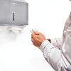 Alpine Industries Paper Towel Dispenser, 200 C Folds/ 275 Multi-Fold, natural-4
