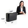Multifold Paper Towel Dispenser Countertop Black ABS Holder for-4