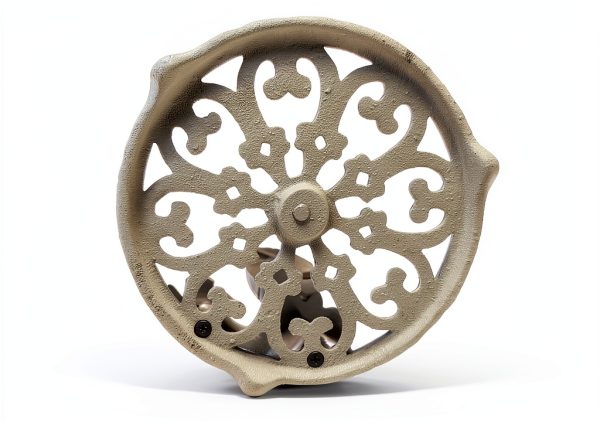 Cast Iron Seafoam Green Sea Horse Paper Towel Holder by De Leon-5