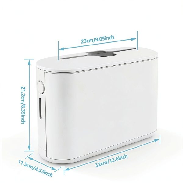 Countertop Paper Towel Dispenser Abizarch Large Non‑Slip ABS Holder-3