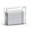 Clear Bathroom Paper Towel Dispenser Cq acrylic Trifold Holder-4
