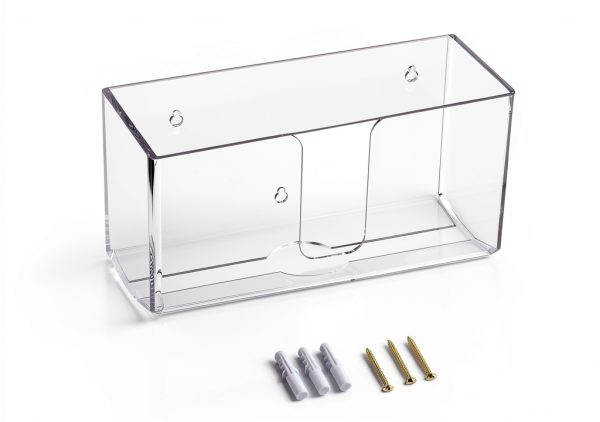 Acrylic Wall Mount Paper Towel Dispenser by Cq acrylic 10.3×6.3in-1