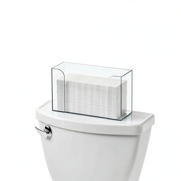 Clear Bathroom Paper Towel Dispenser Cq acrylic Trifold Holder-8