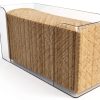 Clear Bathroom Paper Towel Dispenser Cq acrylic Trifold Holder-0