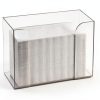 Clear Bathroom Paper Towel Dispenser Cq acrylic Trifold Holder-5