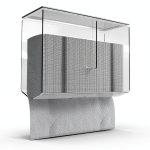 Acrylic Wall Mount Paper Towel Dispenser by Cq acrylic 10.3×6.3in-0