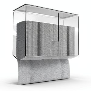 Acrylic Wall Mount Paper Towel Dispenser by Cq acrylic 10.3×6.3in-0