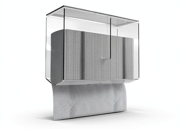 Acrylic Wall Mount Paper Towel Dispenser by Cq acrylic 10.3×6.3in-0