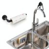 Industrial Iron Pipe Kitchen Paper Towel Holder, Vintage Farmhouse Heavy Duty DIY Industrial Rustic Wall Mount Paper Towel Rack for Kitchen Bathroom (1, Black)-3